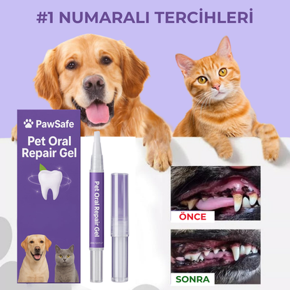 PawSafe® - Ferah Nefes Evcil Hayvan Ağız Bakım Jeli