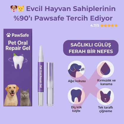 PawSafe® - Ferah Nefes Evcil Hayvan Ağız Bakım Jeli