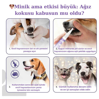 PawSafe® - Ferah Nefes Evcil Hayvan Ağız Bakım Jeli